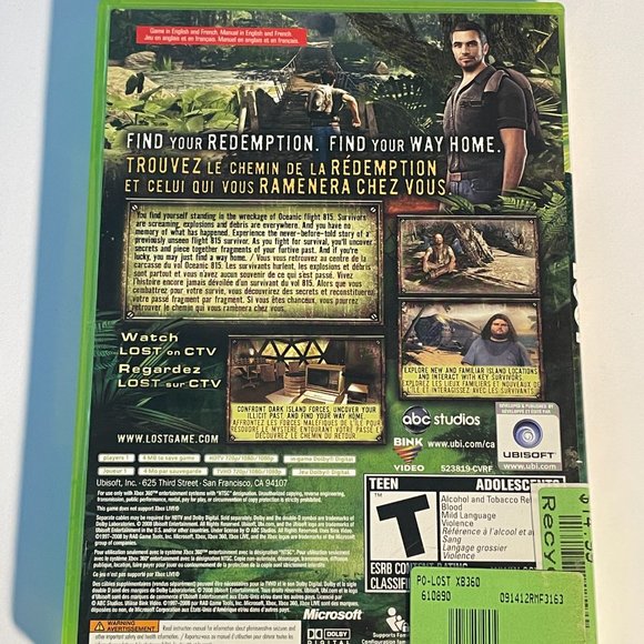 Lost Via Domus XBox 360 Complete in Box - Picture 2 of 3